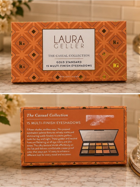 Laura Geller Other - Laura Geller Gold Standard 15 Multi-Finish Eyeshadows - Warm Brown & Gold Tones